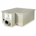 Zurn Zurn GT2701-35-4IP 35 GPM 70 Lbs. Capacity 4 Iron Pipe Low Profile Grease Trap GT2701-35-4IP